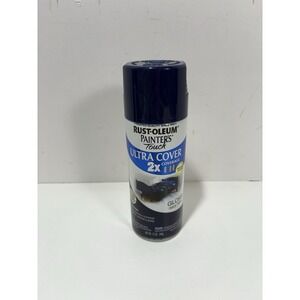 Rust-Oleum‎ Painter's Touch 2X Ultra Cover Gloss Spray Paint, Navy Blue, 12 Oz